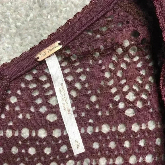 Free People Dress Mini Lace Ribbed - Picture 8 of 10